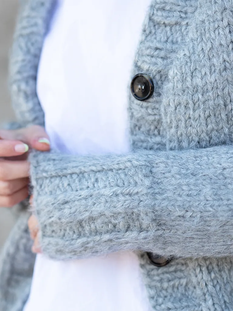 Grey Ingrid Cardigan