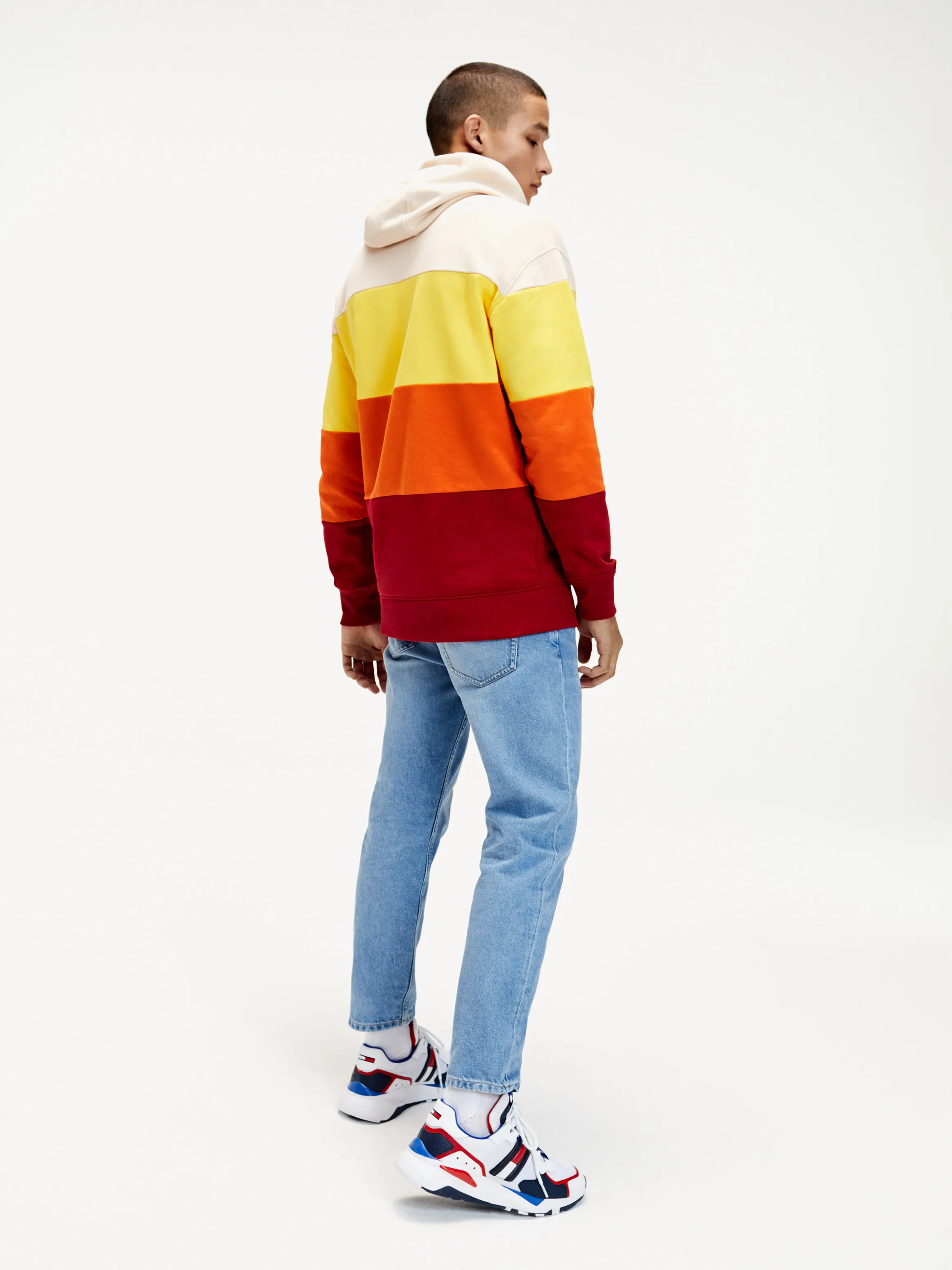 Half Zip Colour Block Hoodie | Sweatshirts & Hoodies | Tommy Hilfiger