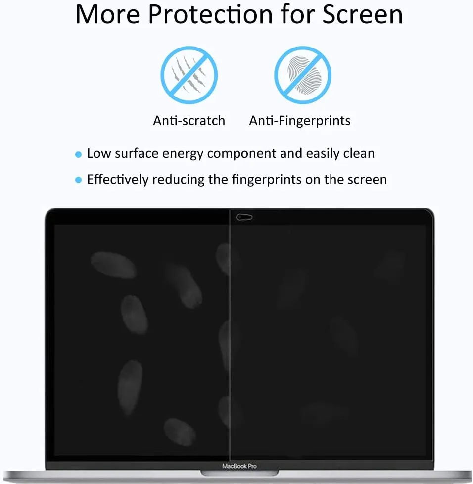 HD Clear Screen Protector for MacBook Pro 13” M2, M1, 2023-2016