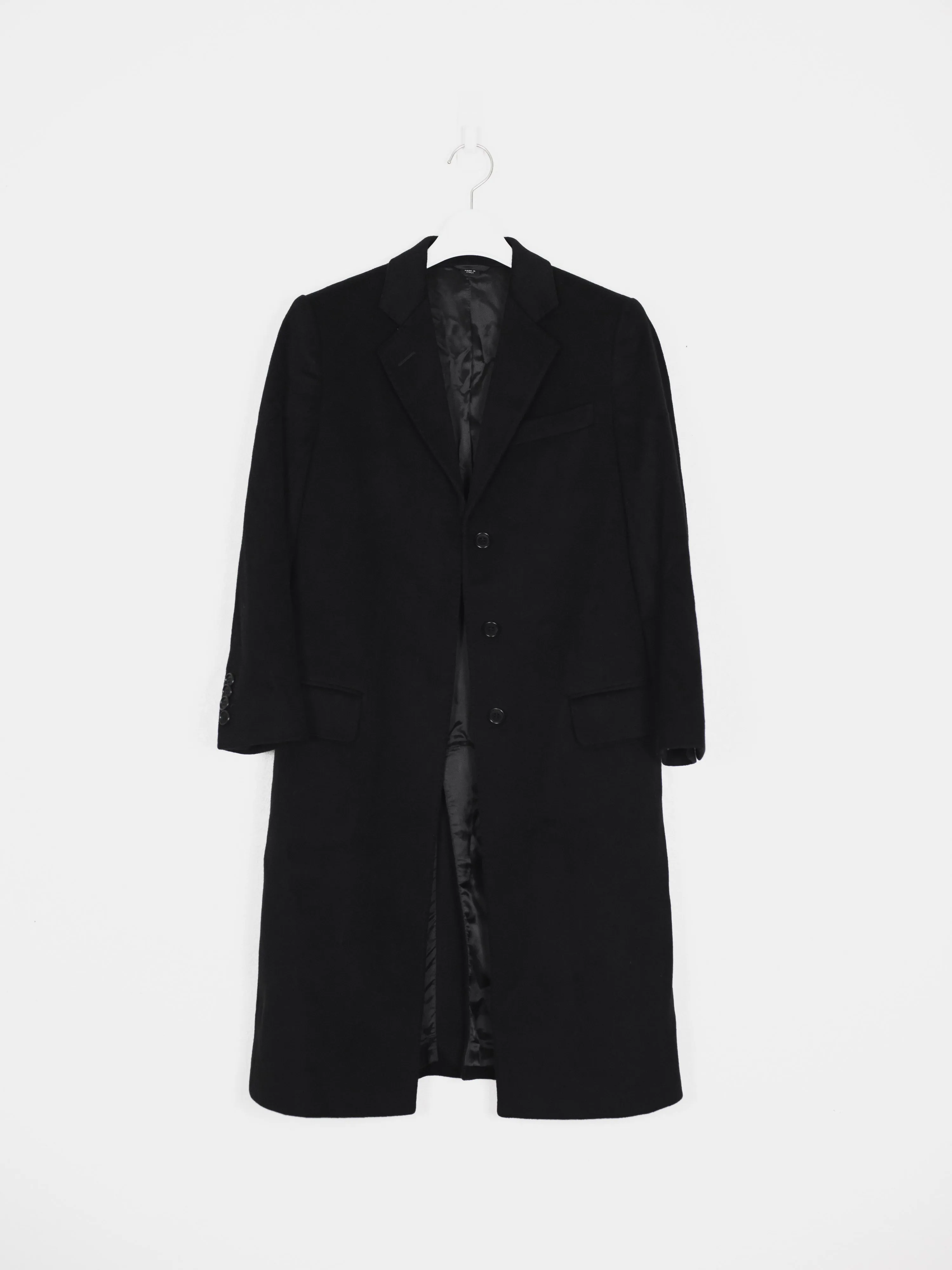 Helmut Lang 00s Wool Chester Coat