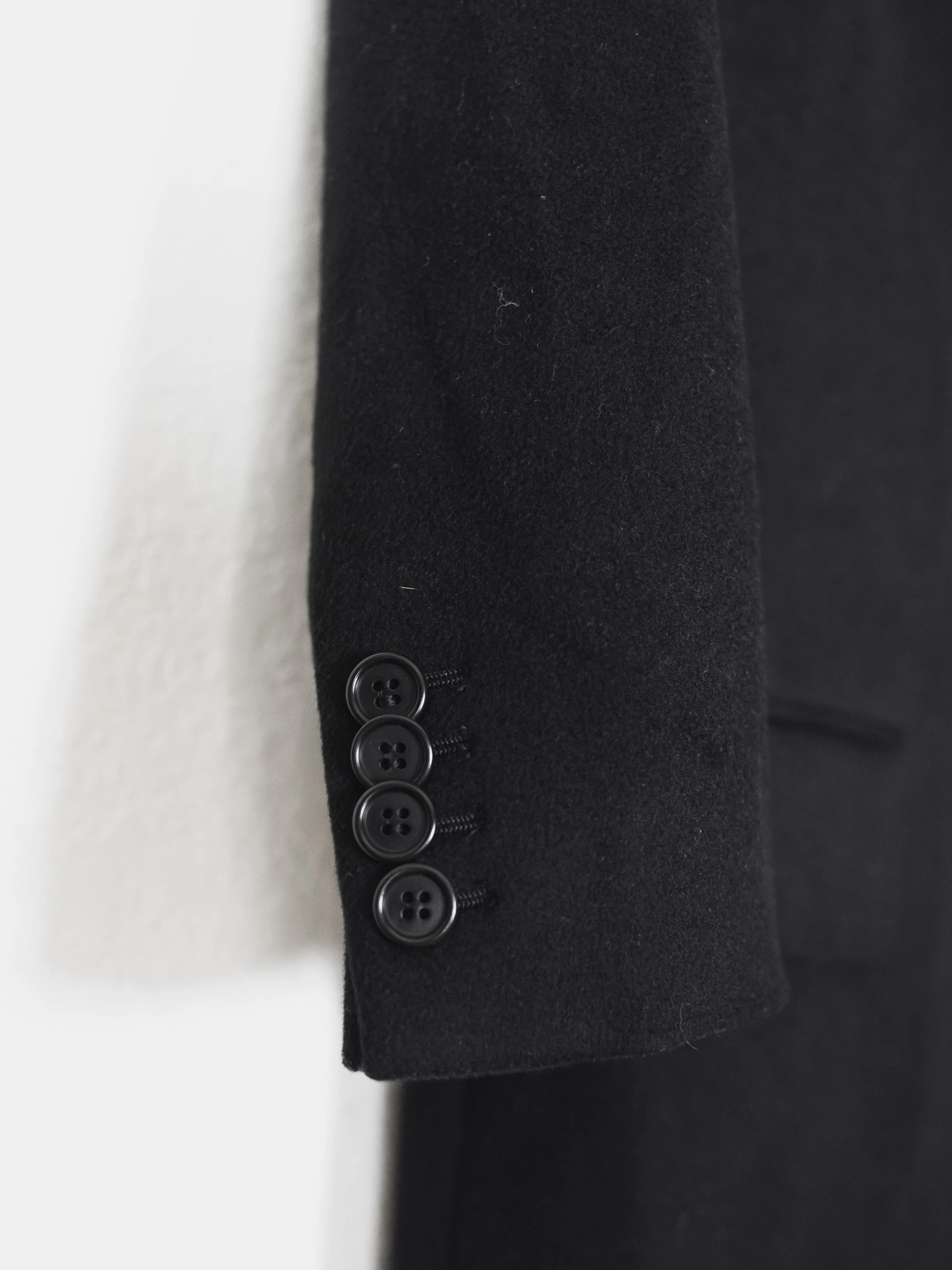 Helmut Lang 00s Wool Chester Coat