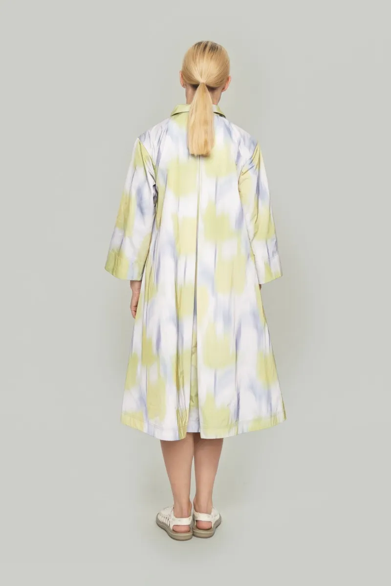 Ikat tulip coat