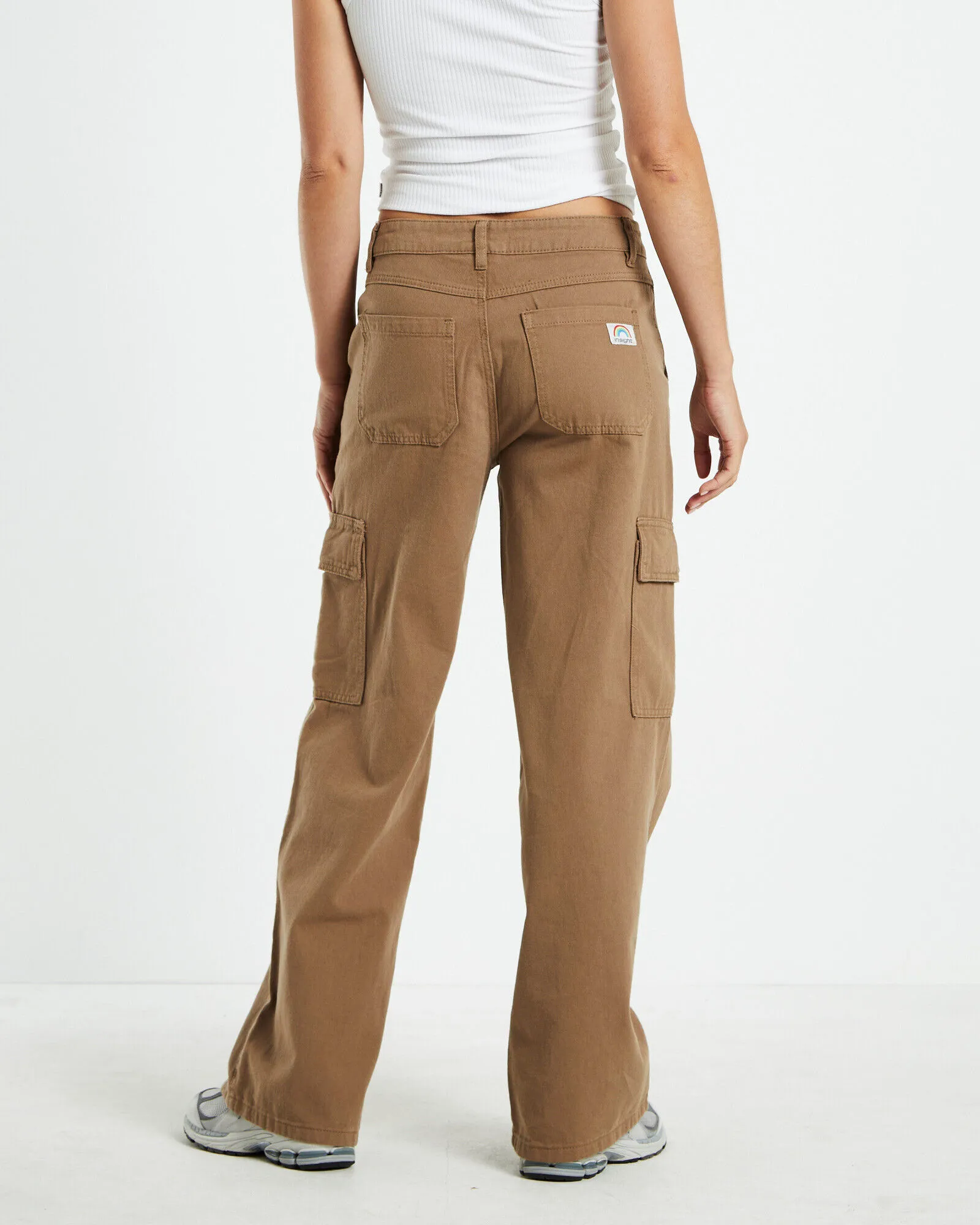 Insight Mimi Multi Pocket Cargo Puddle Pant Cocoa Brown