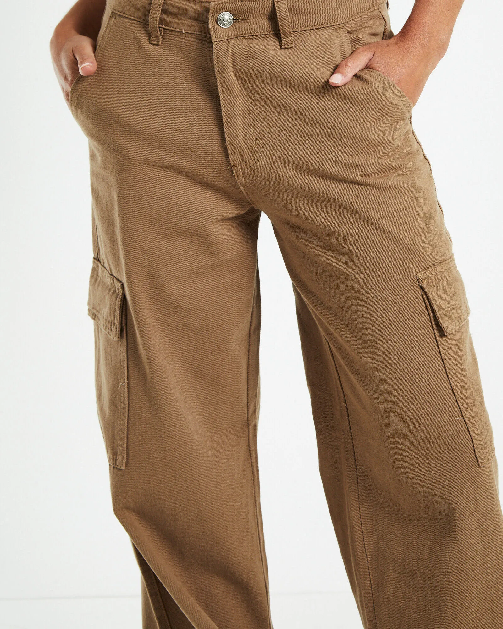 Insight Mimi Multi Pocket Cargo Puddle Pant Cocoa Brown