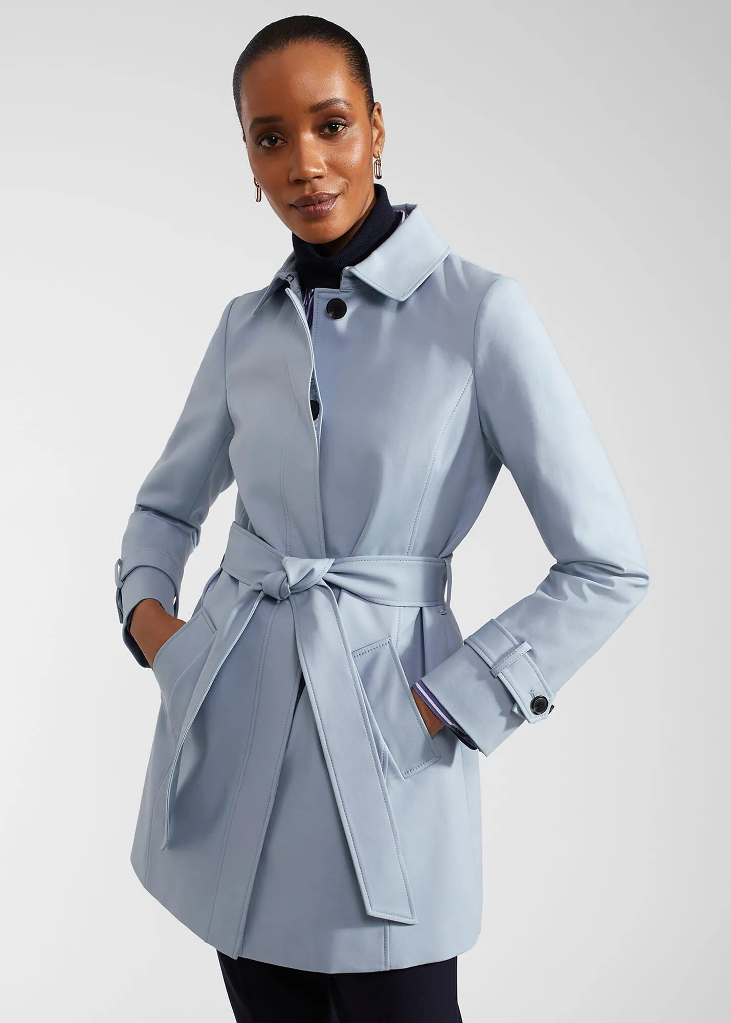 Jane Shower Resistant Trench Coat 