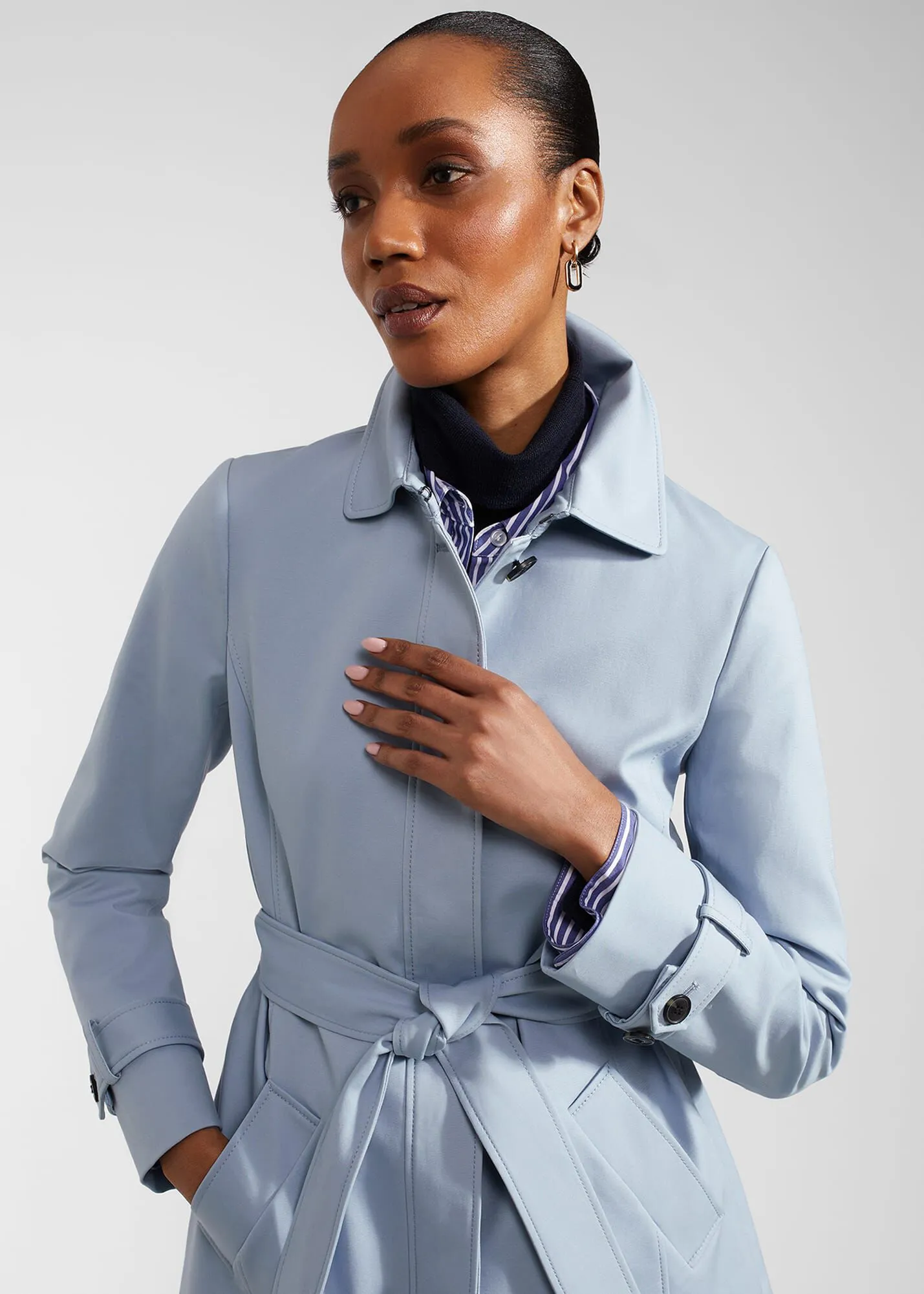 Jane Shower Resistant Trench Coat 