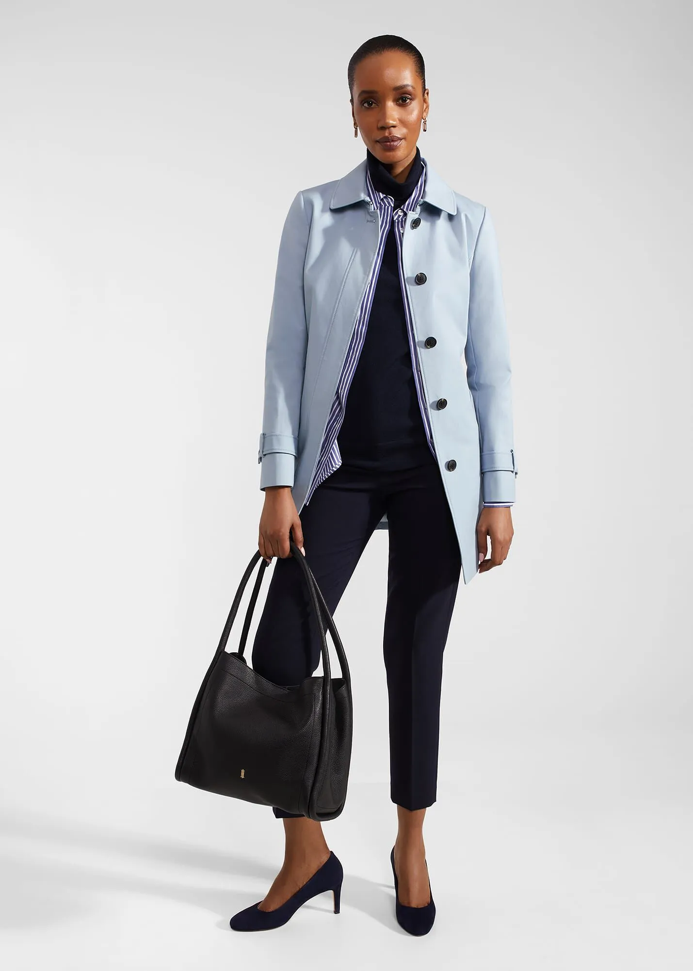 Jane Shower Resistant Trench Coat 