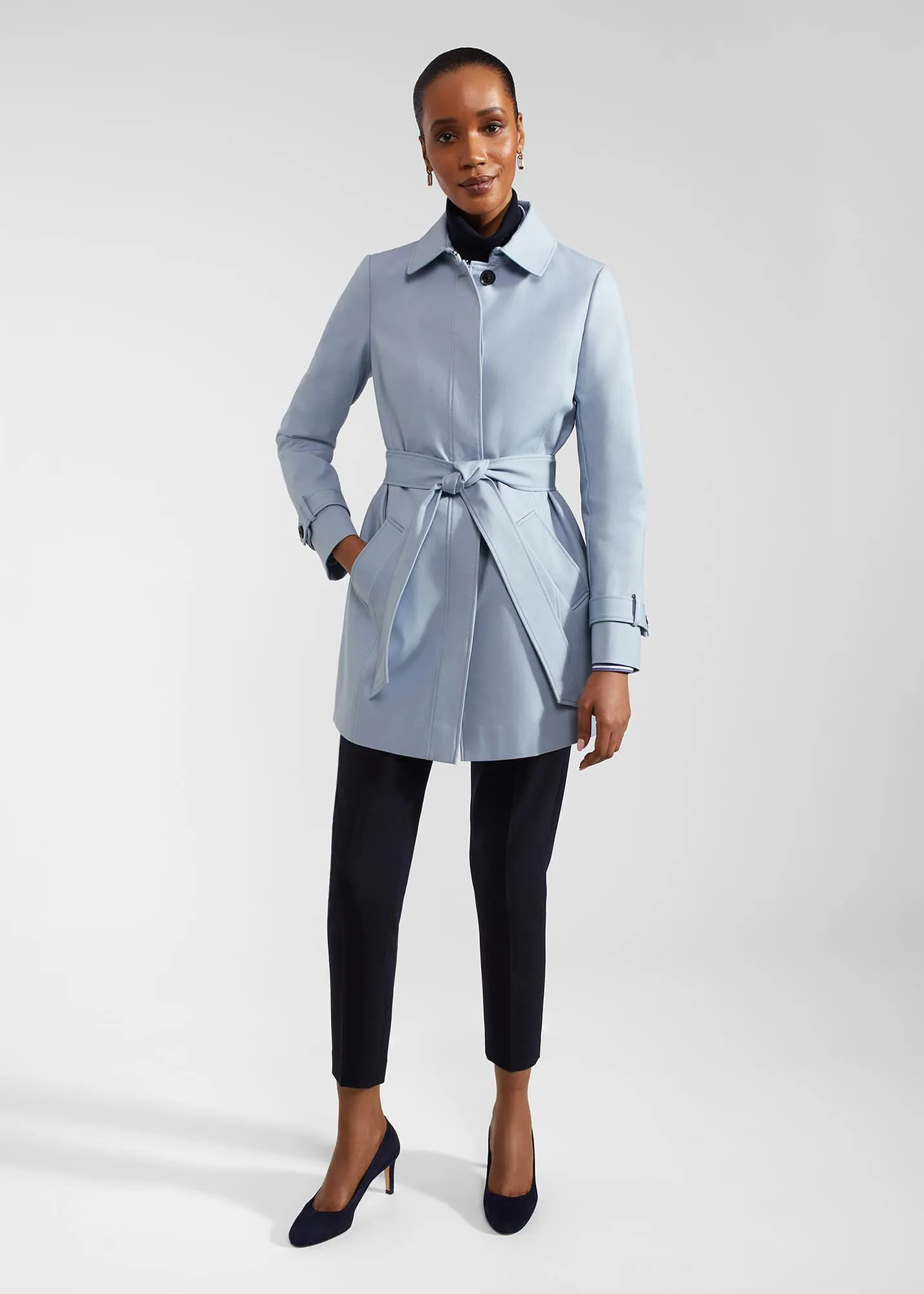 Jane Shower Resistant Trench Coat 