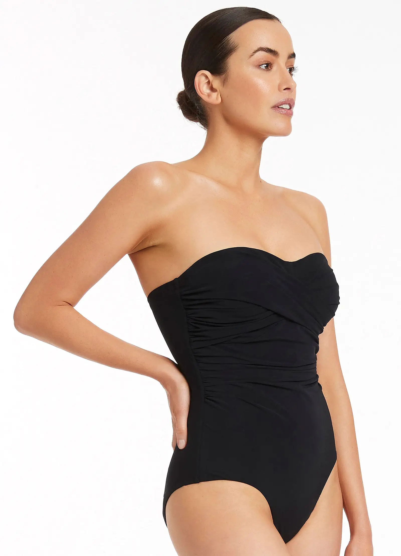 Jetset D-Dd Twist Front One Piece - Black