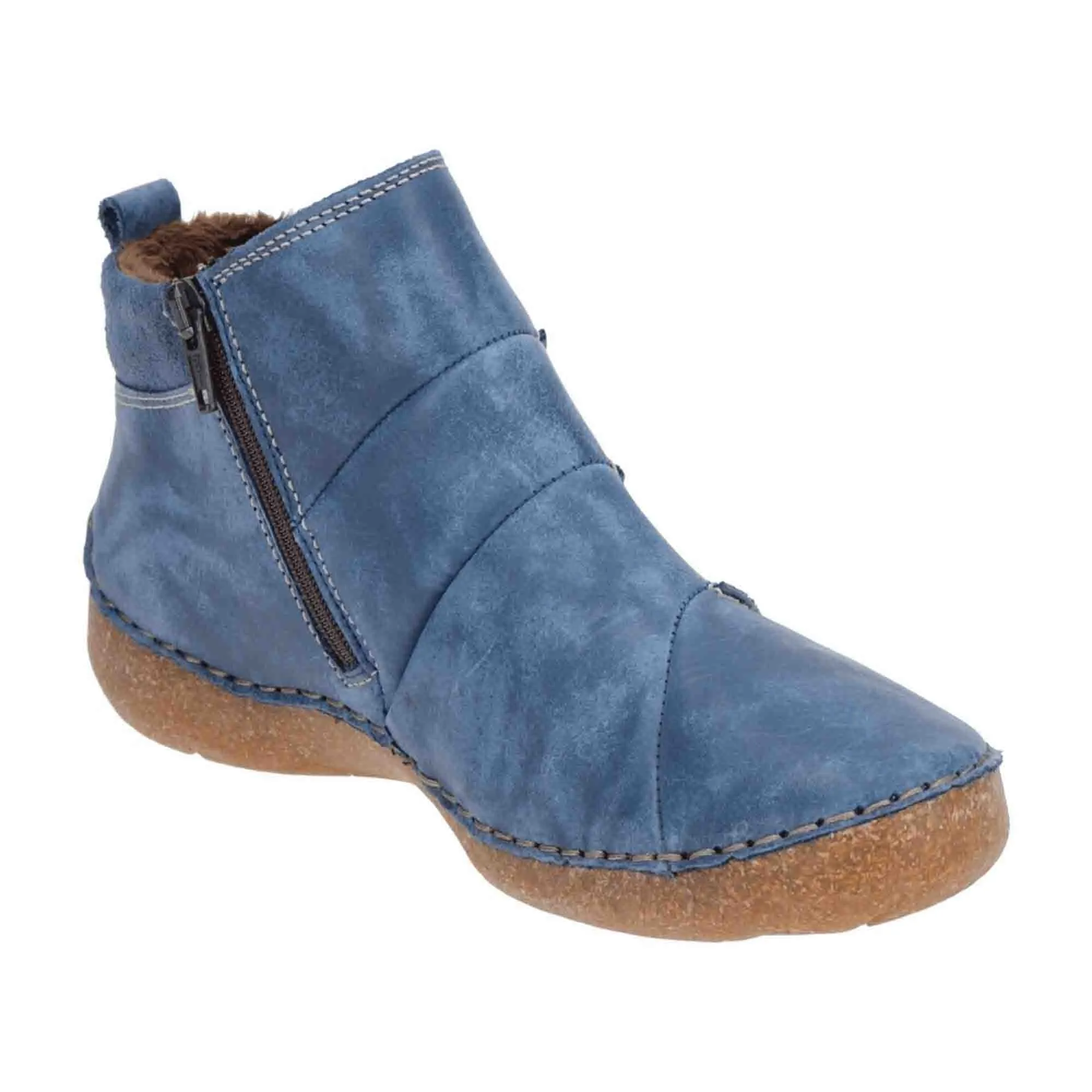 Josef Seibel Fergey 53 Winter Ankle Boot Blue Ocean for Women