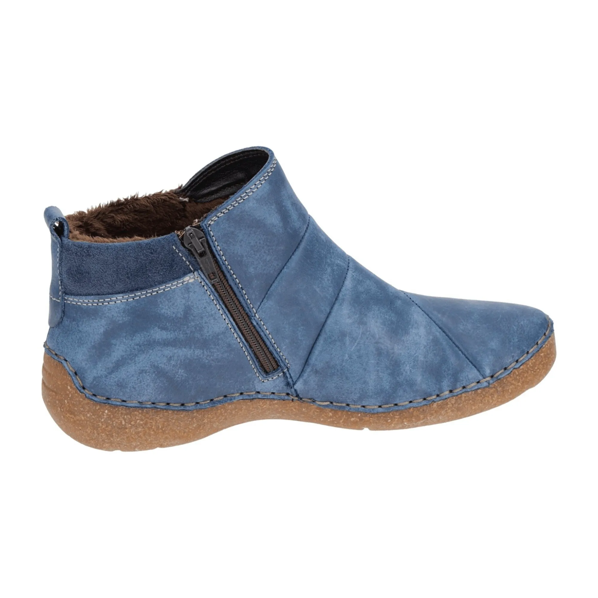 Josef Seibel Fergey 53 Winter Ankle Boot Blue Ocean for Women