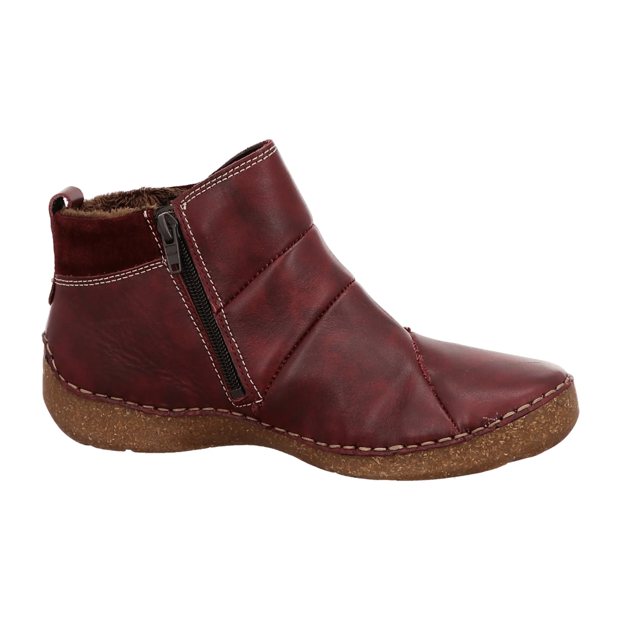 Josef Seibel Fergey 53 Winter Ankle Boot in Red Carmine for Women