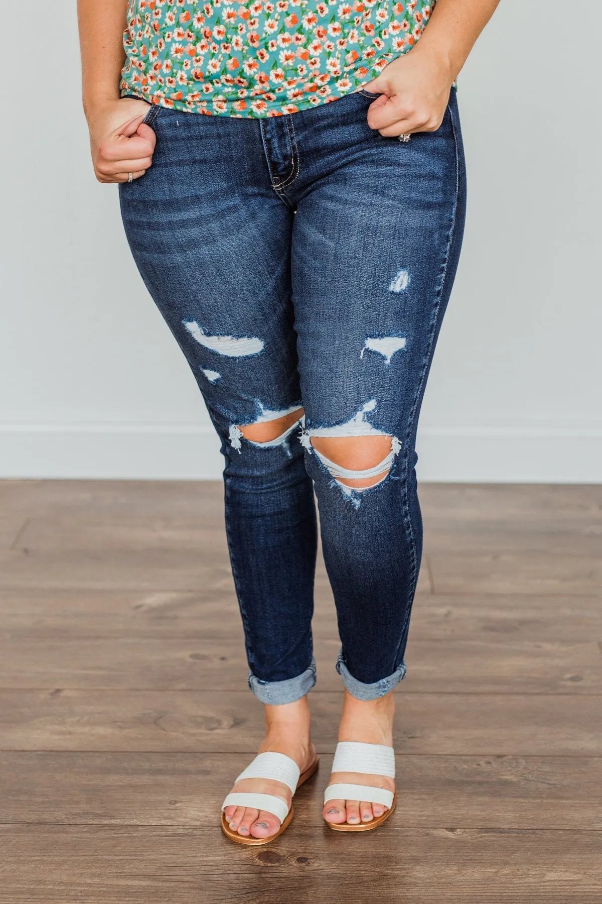 KanCan Mid-Rise Skinny Jeans- Tara Wash