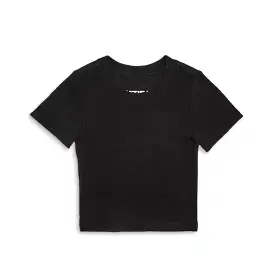 KatieJ NYC Tween Livi Ribbed S/S Tee - Black