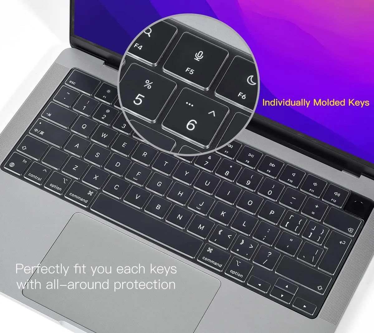 Keyboard Protector for MacBook Air 15, M3 (2024)/ M2 (2023-2022) - EU Layout