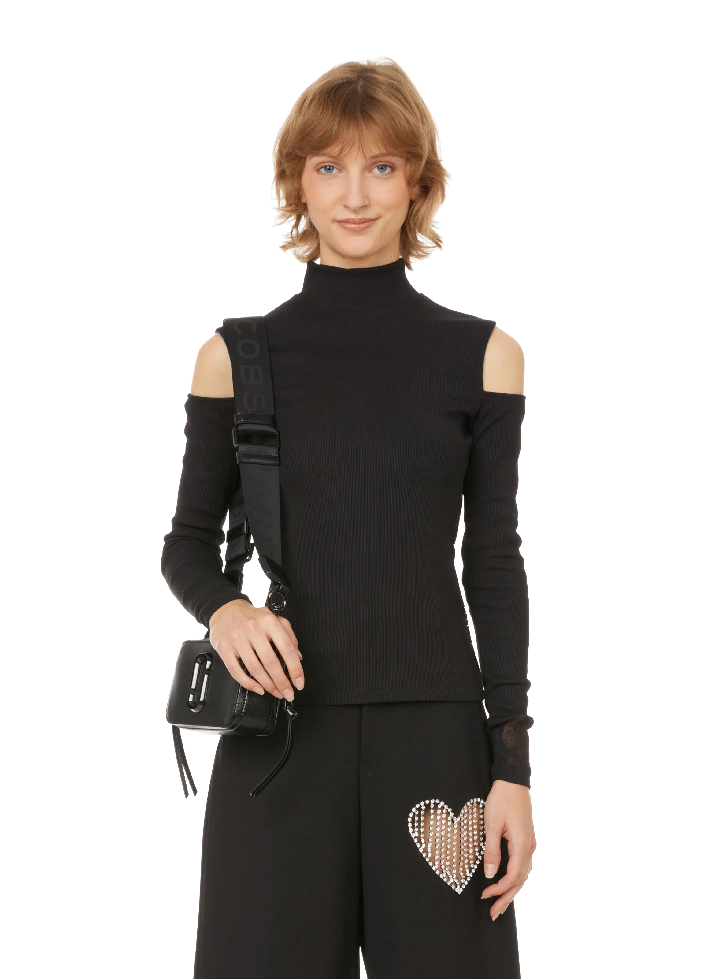 Koche  Bi-material top - Black