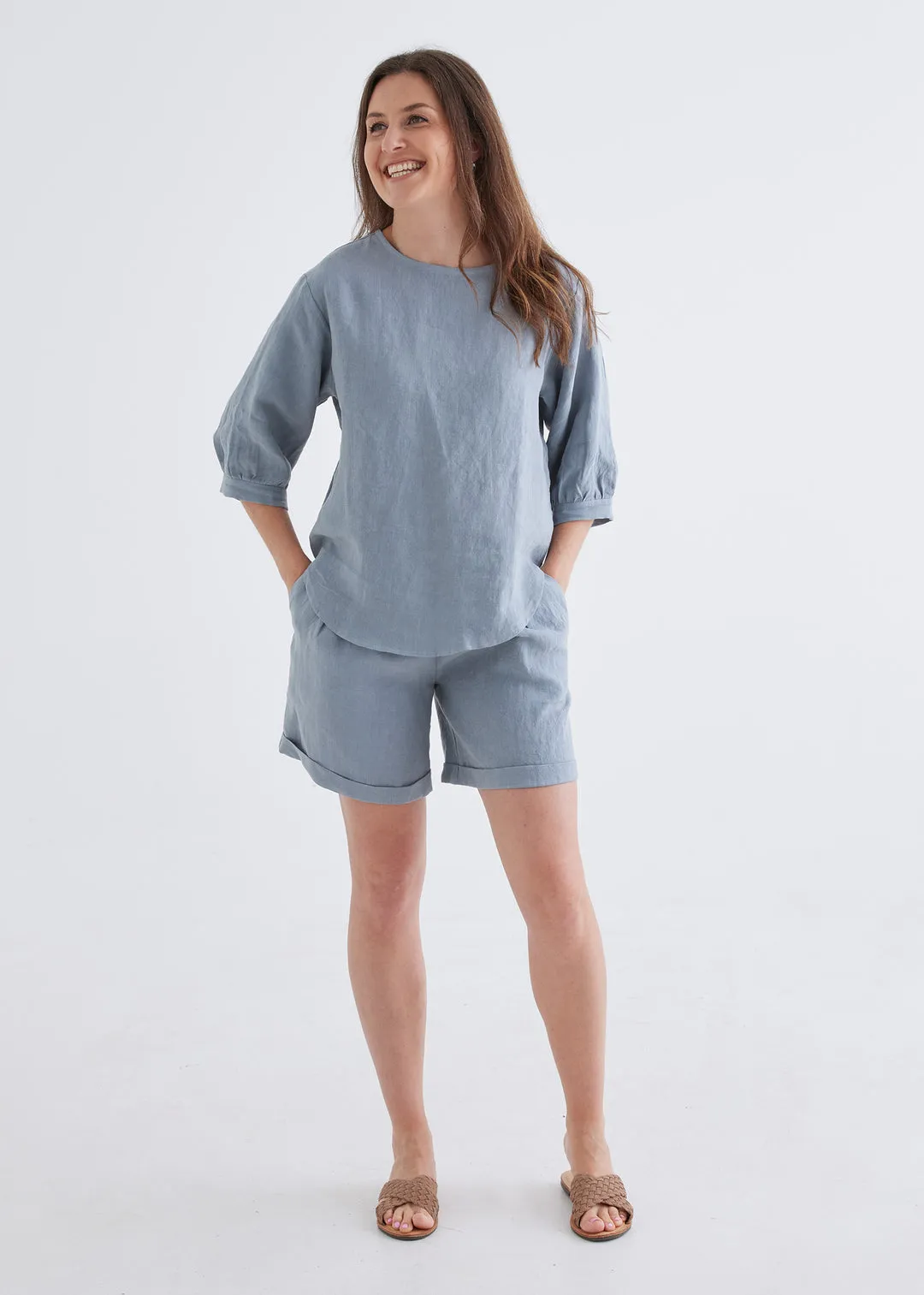 Laura Linen Top