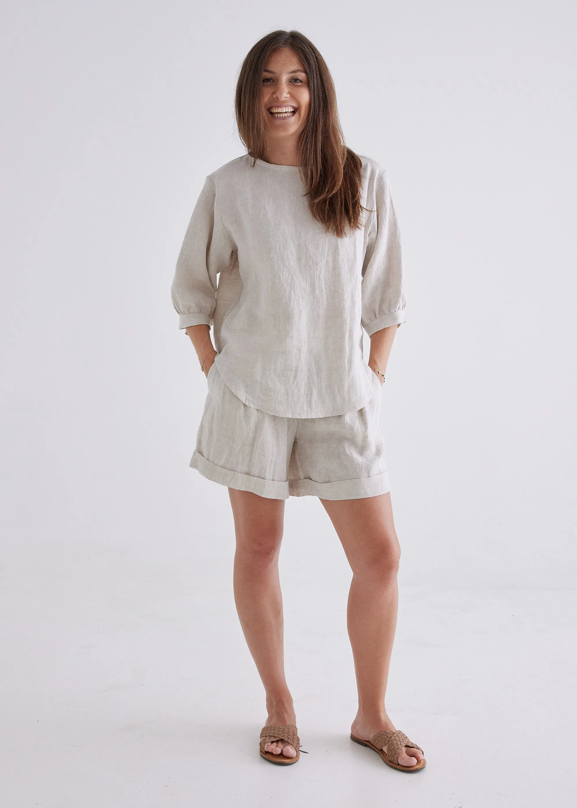 Laura Linen Top