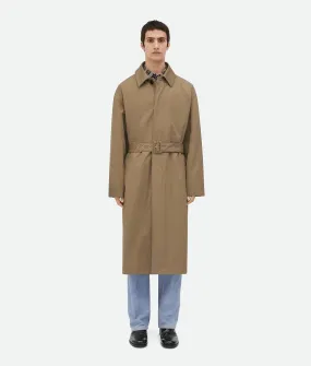 Light Cotton Twill Trench Coat