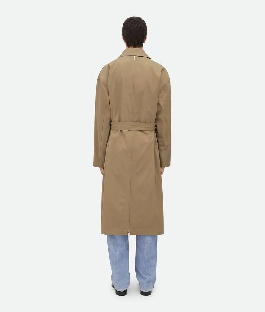 Light Cotton Twill Trench Coat