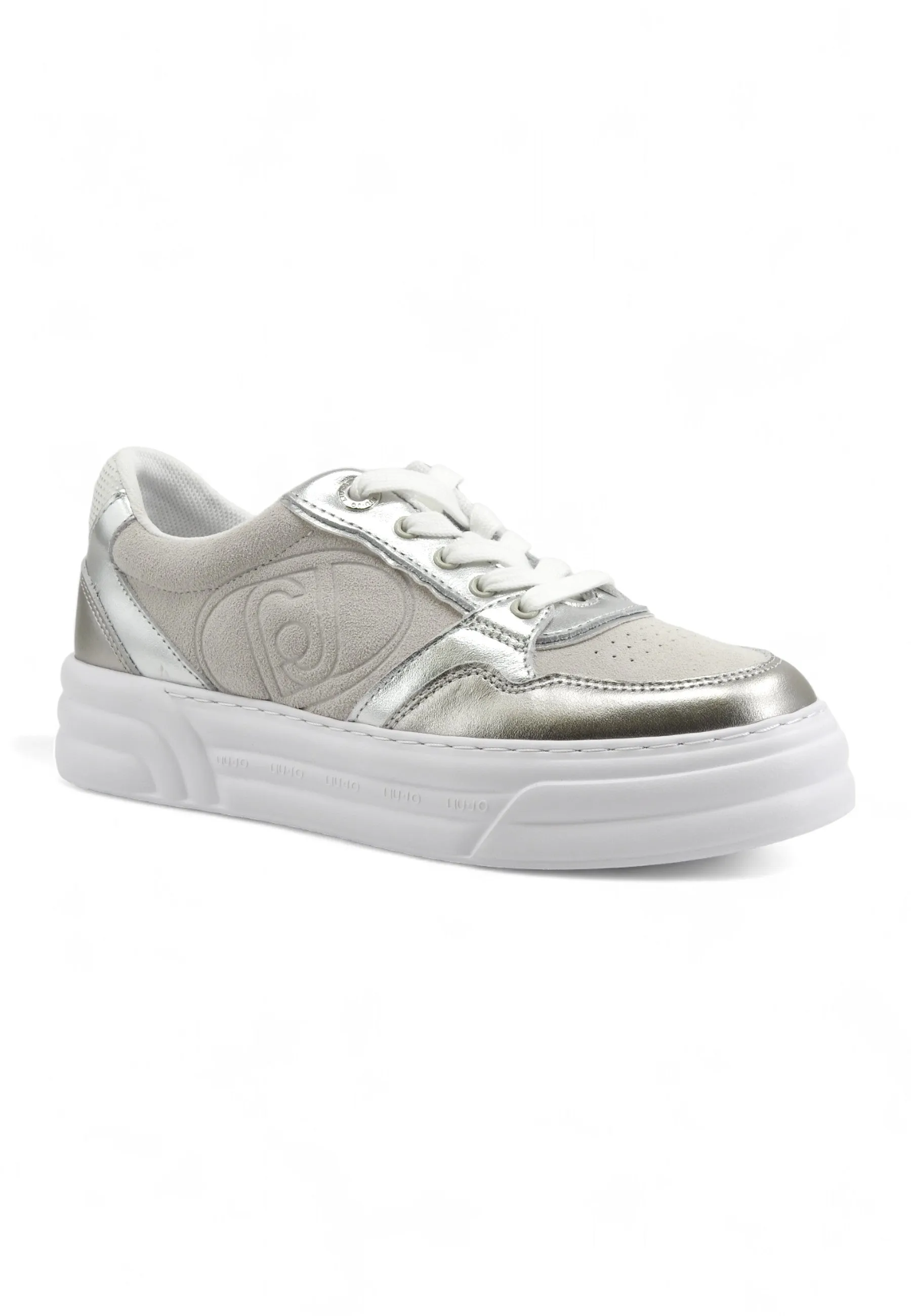 LIU JO Cleo 33 Sneaker Donna Ecru BF4029PX529