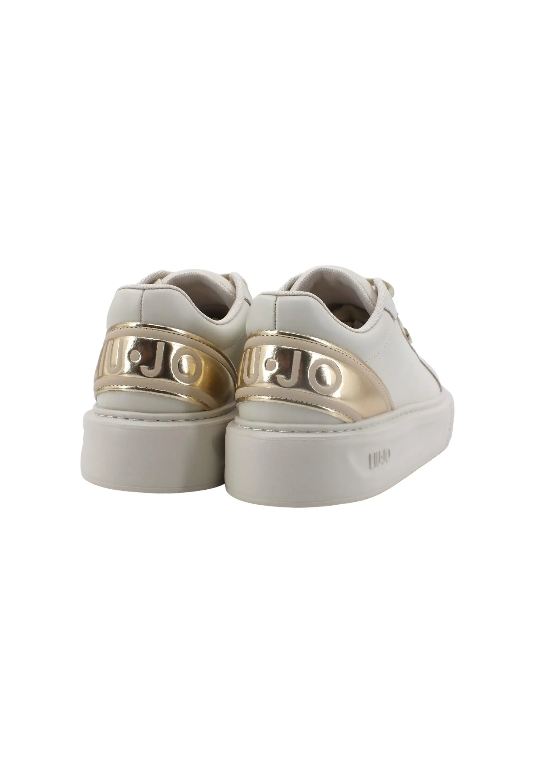 LIU JO Kylie 25 Sneaker Donna Metallic Beige Conchiglia BF3115PX026