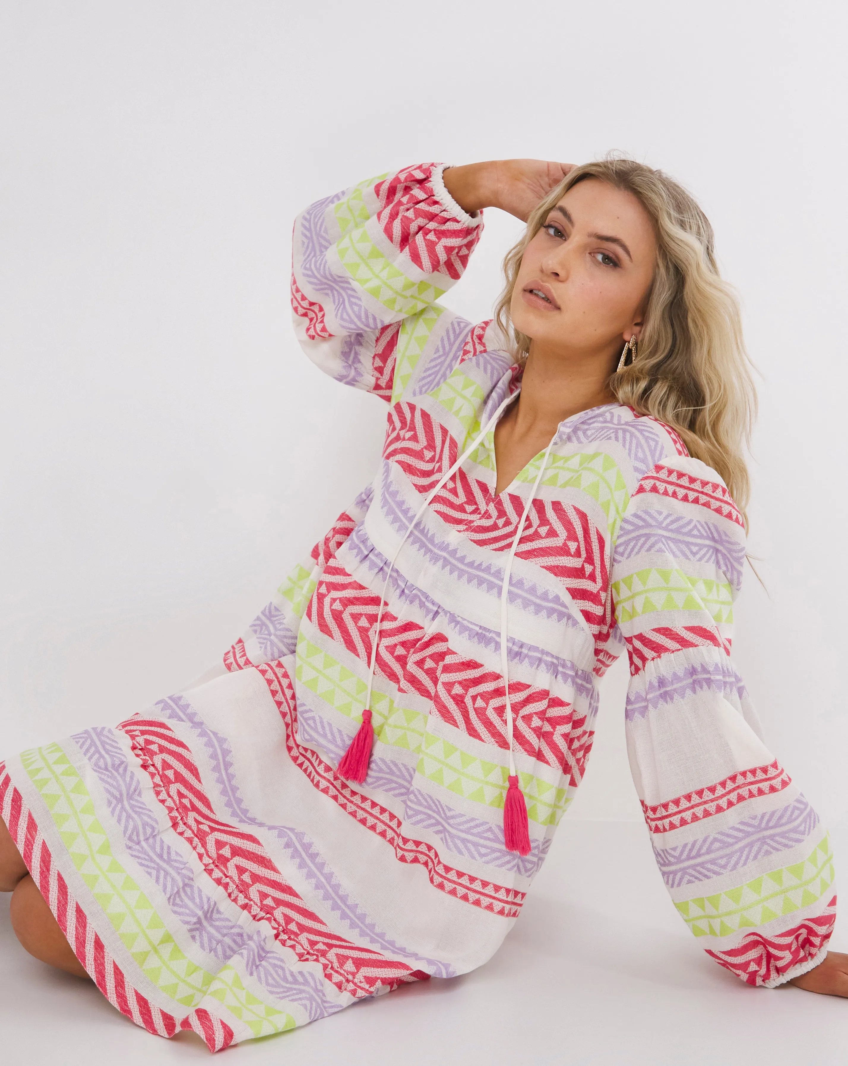 Lovedrobe Aztec Smock Dress | Simply Be