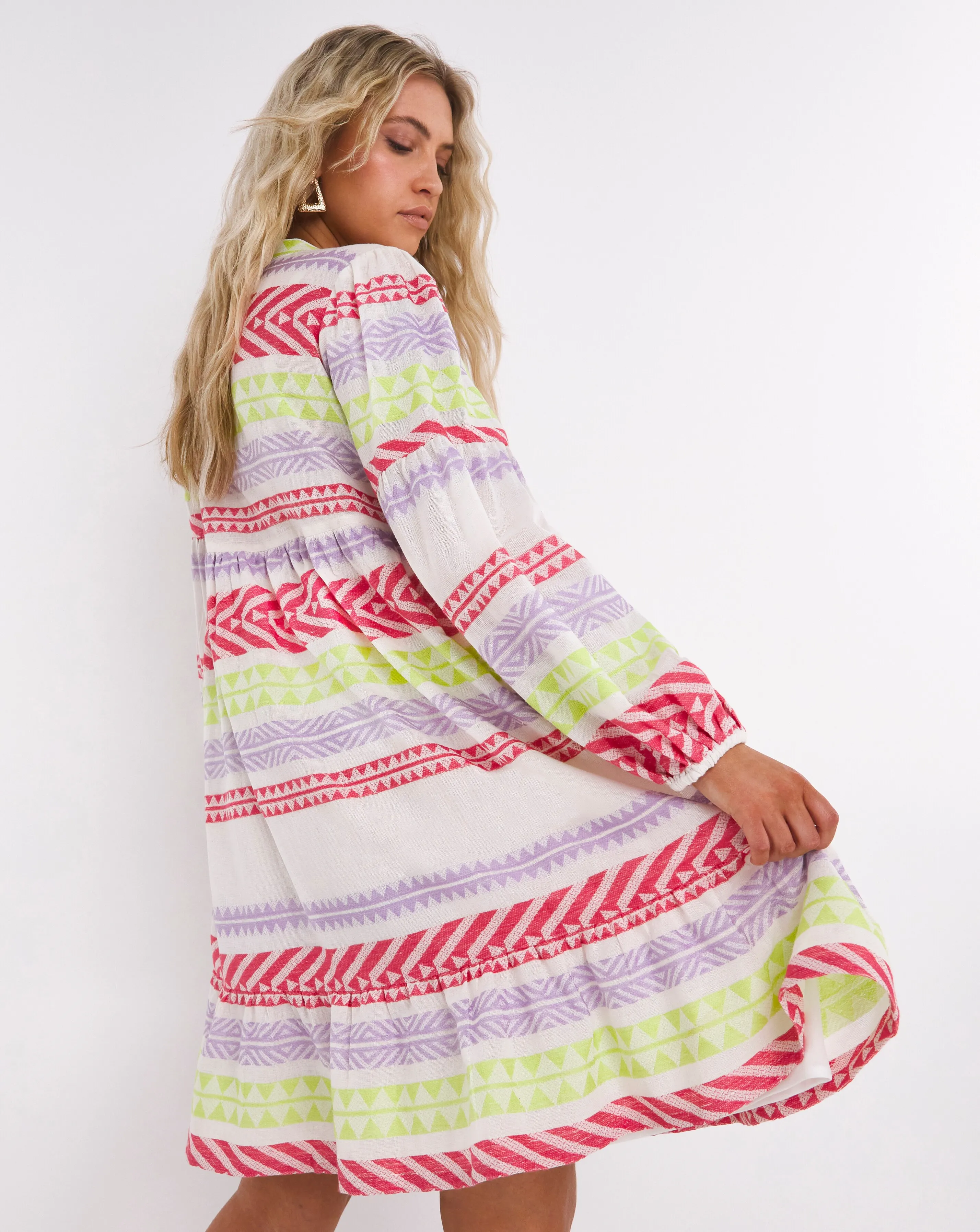 Lovedrobe Aztec Smock Dress | Simply Be