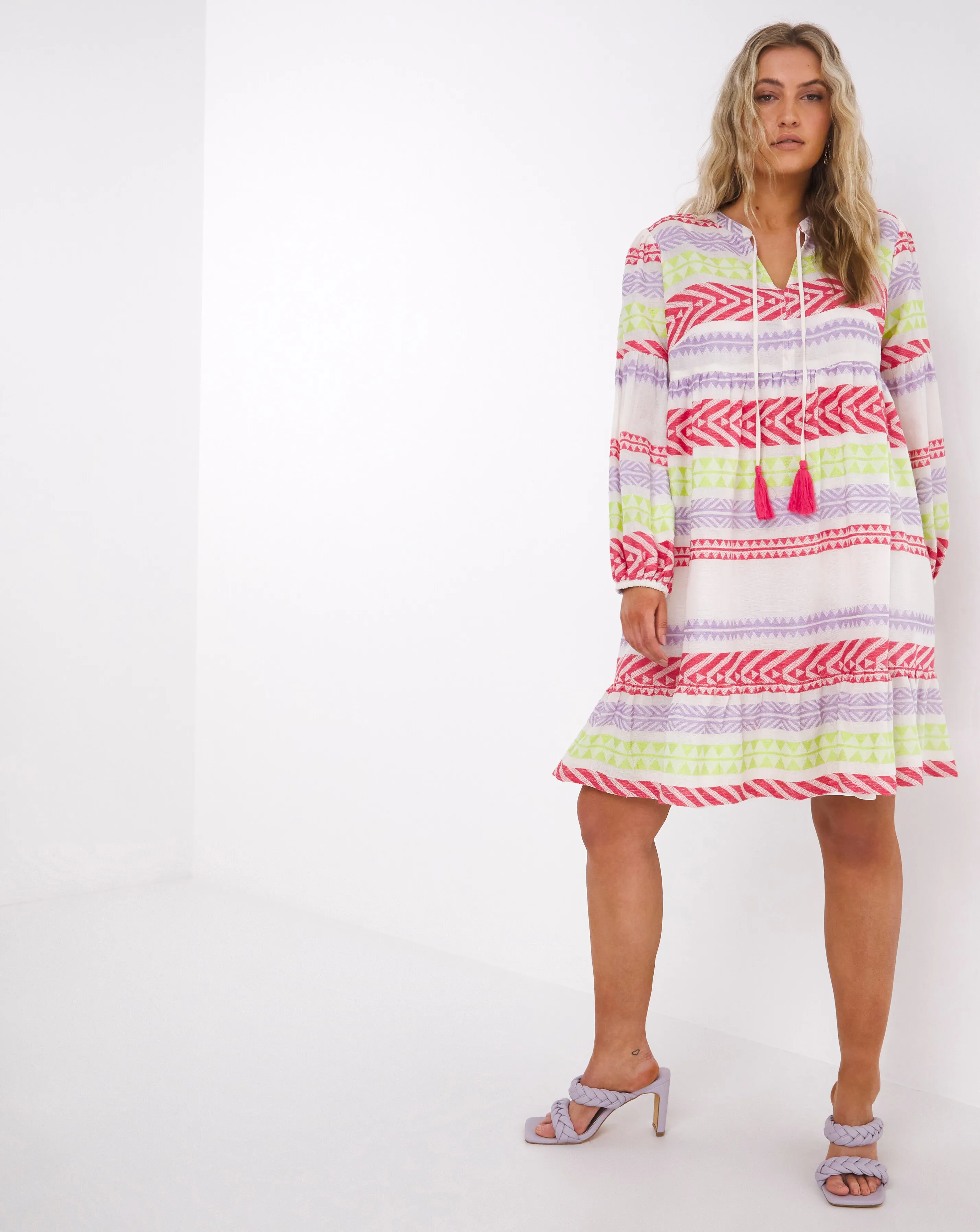 Lovedrobe Aztec Smock Dress | Simply Be