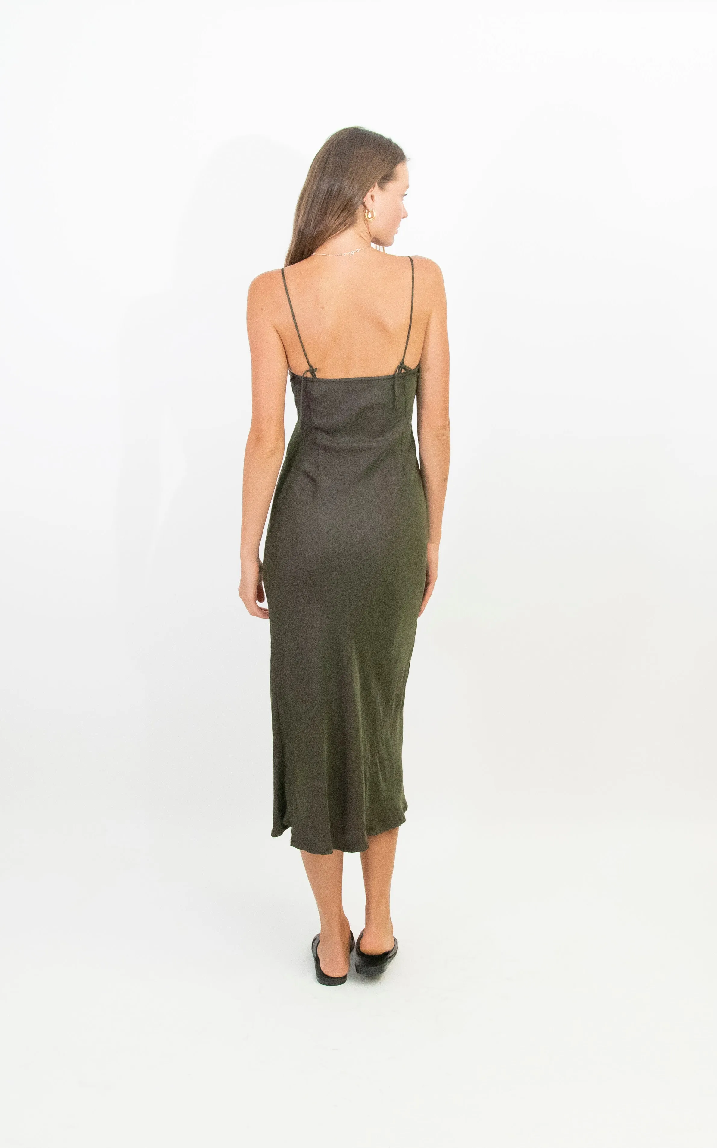 Marilyn Classic dress Dark Olive