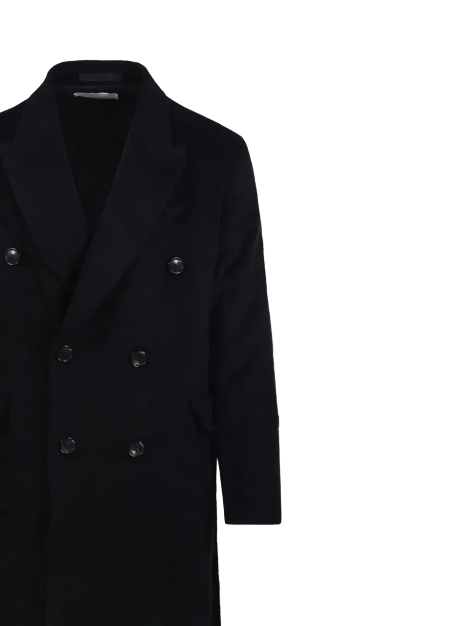 MEN OUR LEGACY BLACK WOOL MOHAIR COAT