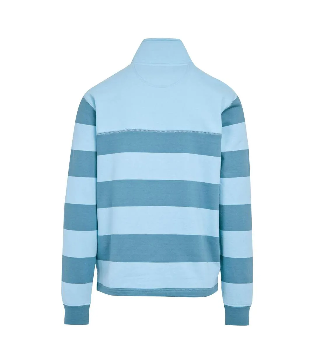 Mens agilno striped half zip fleece top powder blue/coronet blue Regatta