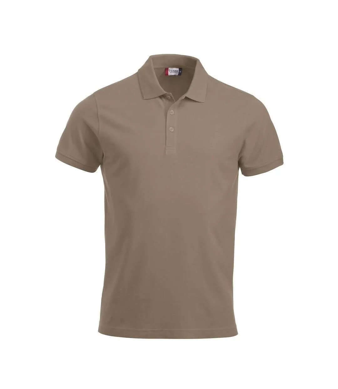 Mens classic lincoln polo shirt caffe latte Clique