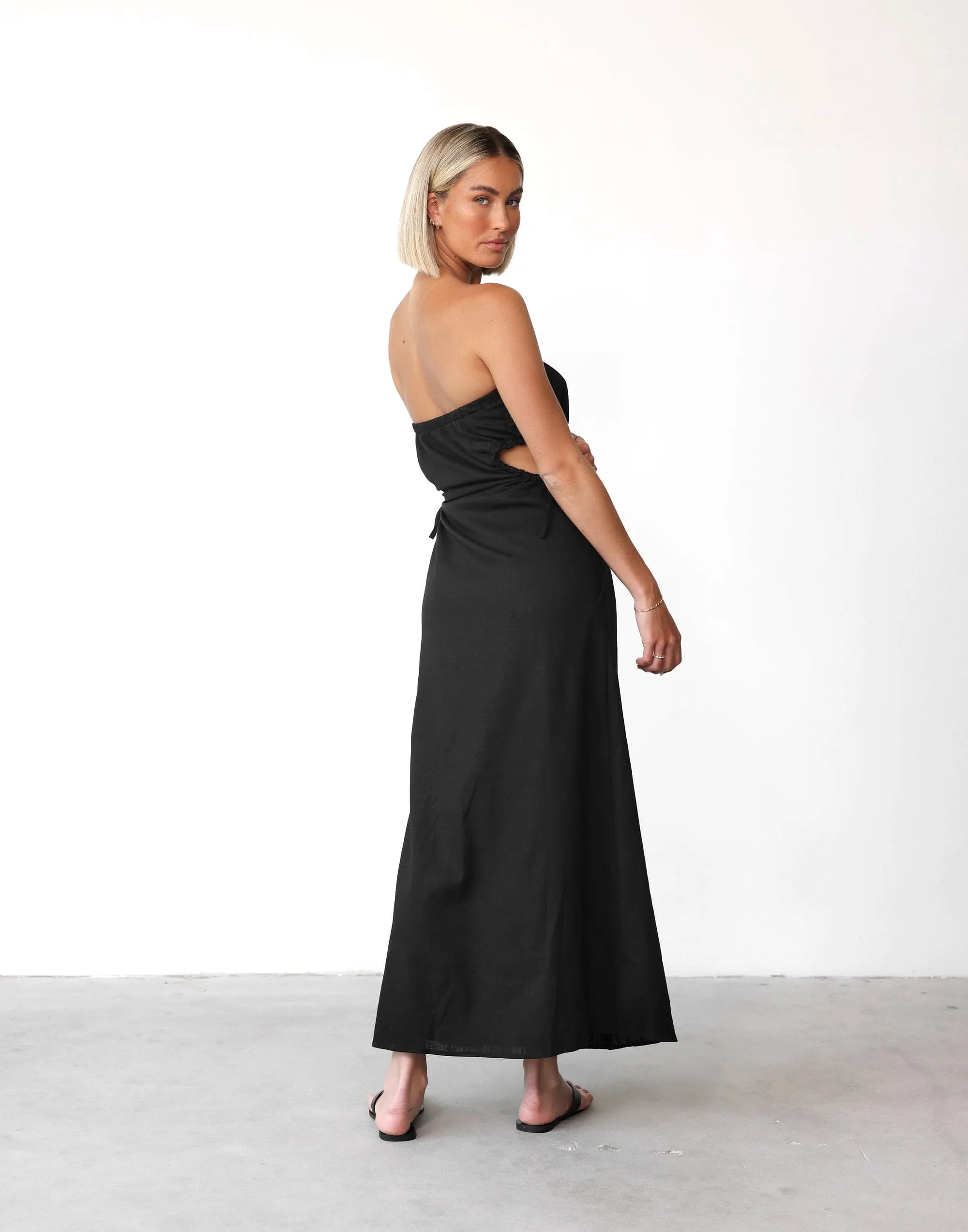 Mikaela Maxi Dress (Black)