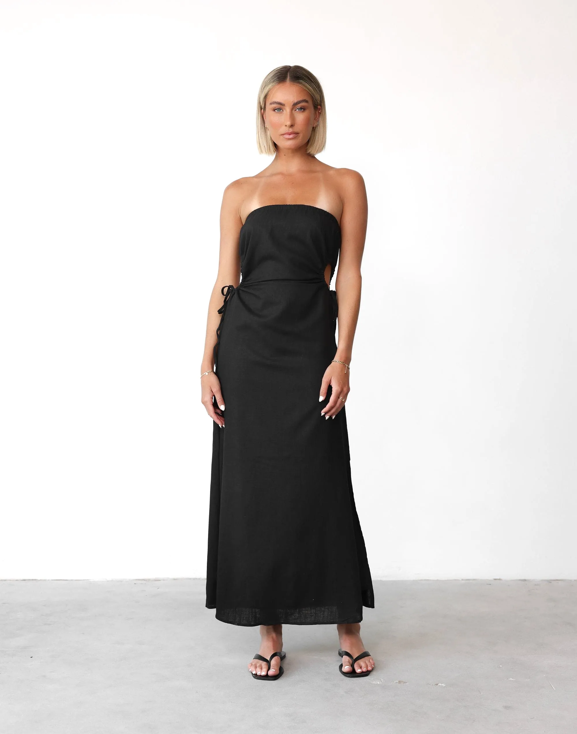 Mikaela Maxi Dress (Black)