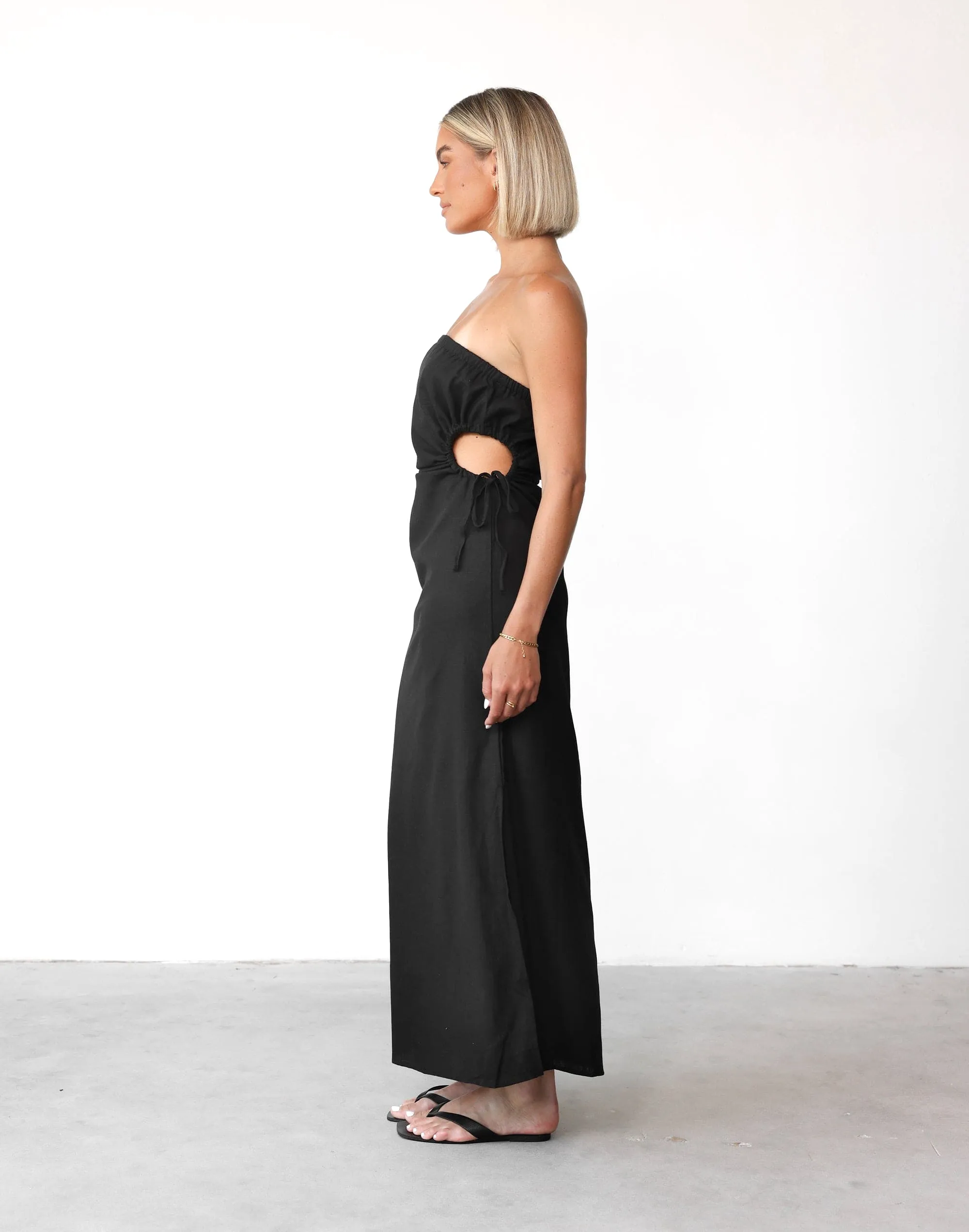 Mikaela Maxi Dress (Black)