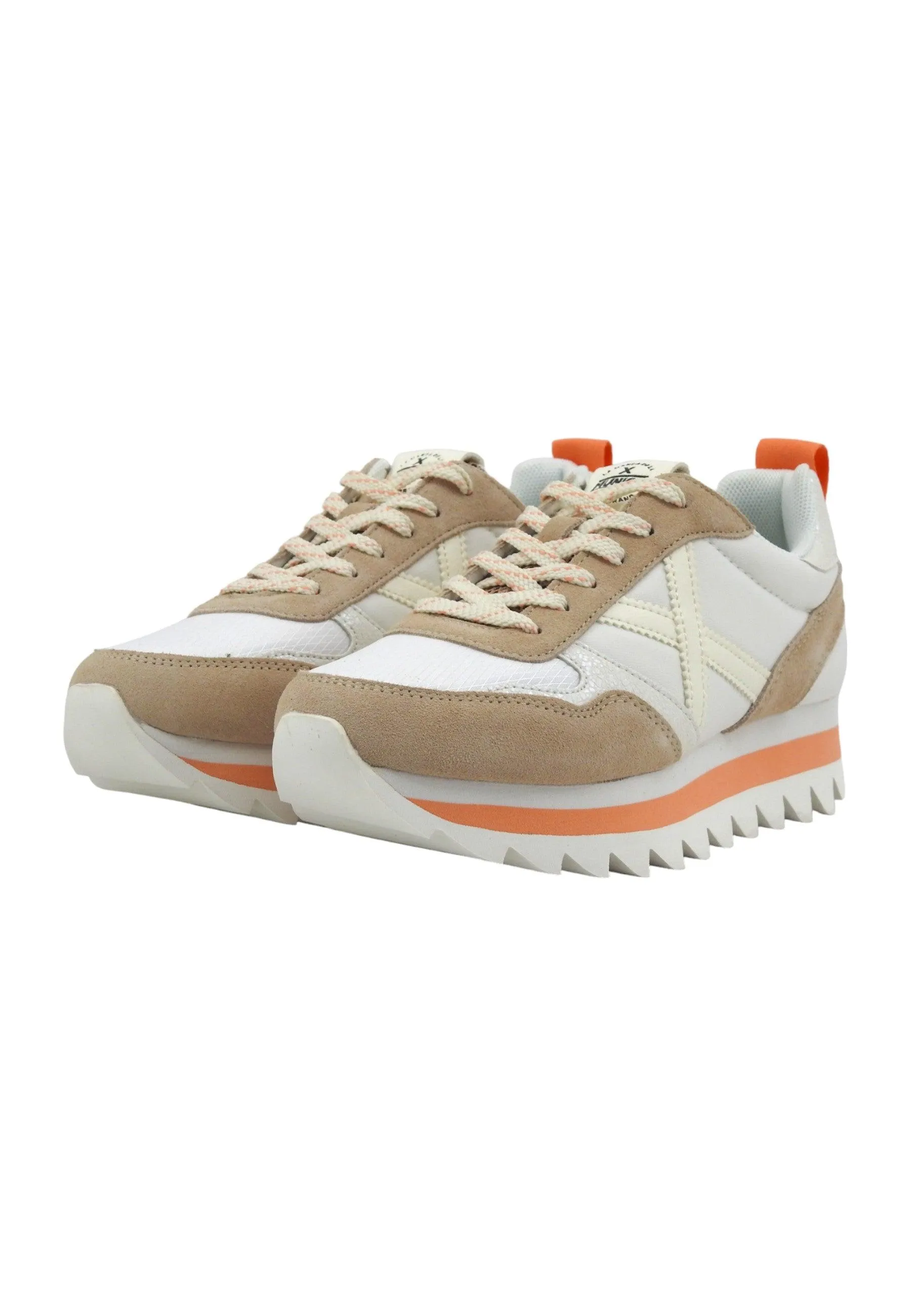 MUNICH Ripple 58 Sneaker Donna White Brown 8765058