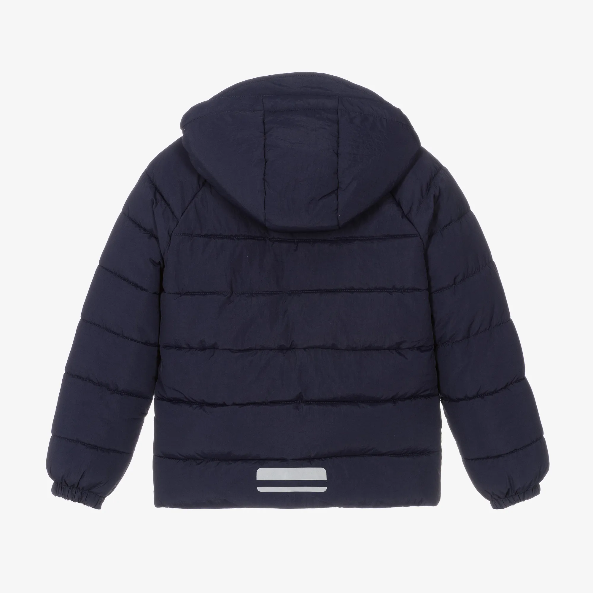 Navy Blue Showerproof Puffer Coat