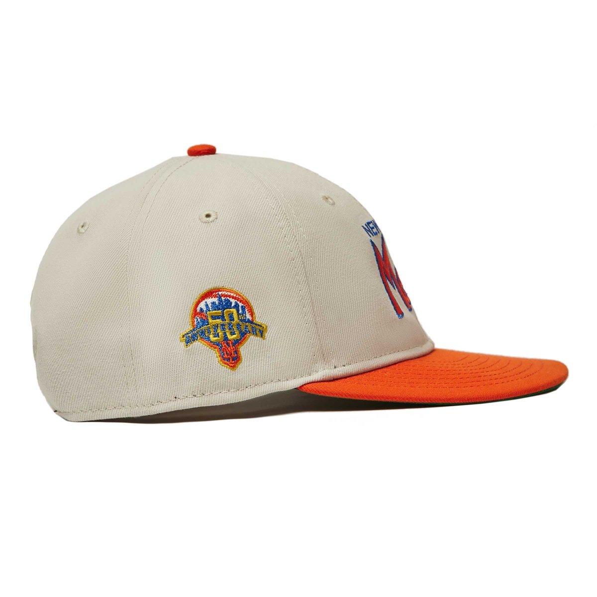 New Era X West NYC 9FIFTY RC New York Mets 50th Anniversary Retro Crown Stone/Orange Snapback