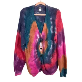 NSF Tie Dye Button Front Cardigan Sweater- Size S