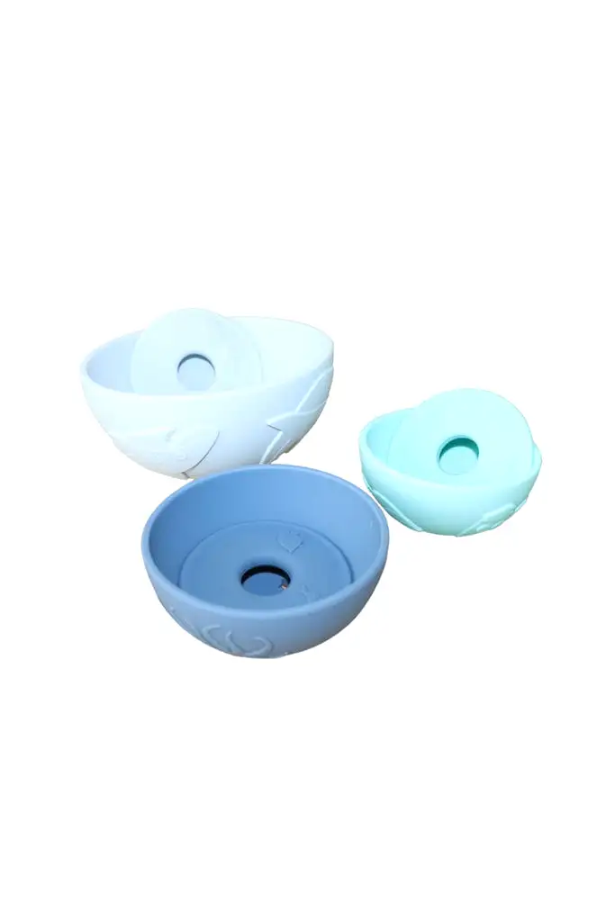 Ocean Stacking Cups Pack of 5 - Blue Grey