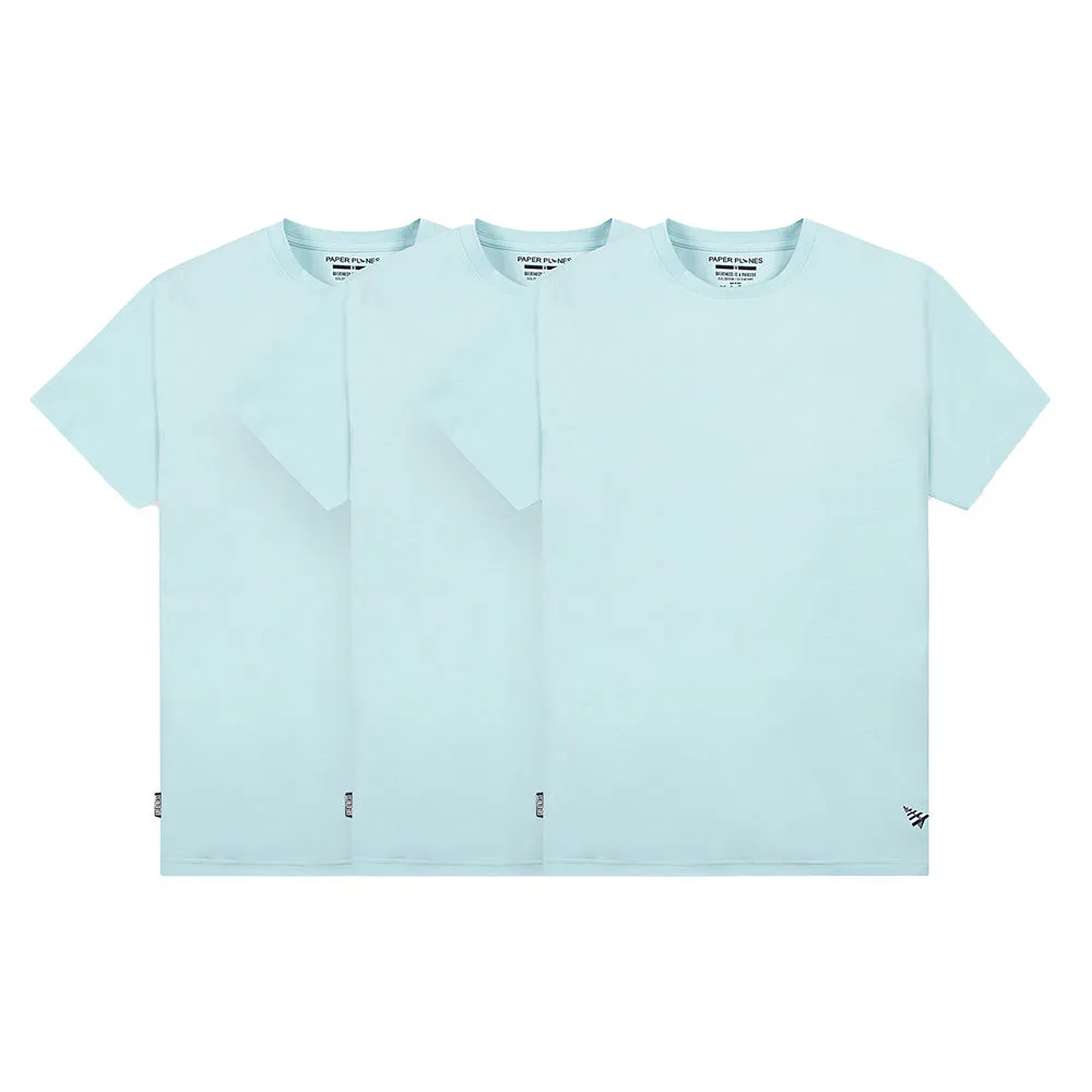 Paper Planes Essentials 3 Pack Tee - Powder Blue