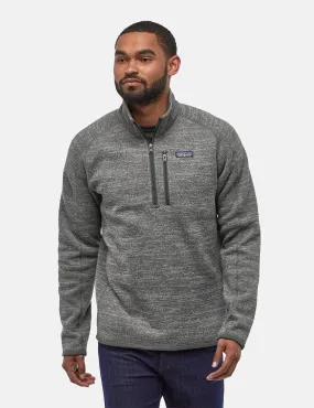 Patagonia Better Sweater 1/4 Zip Fleece - Nickel Grey