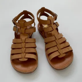 Pom D'Api Tan Gladiator Sandals: Size EU 30