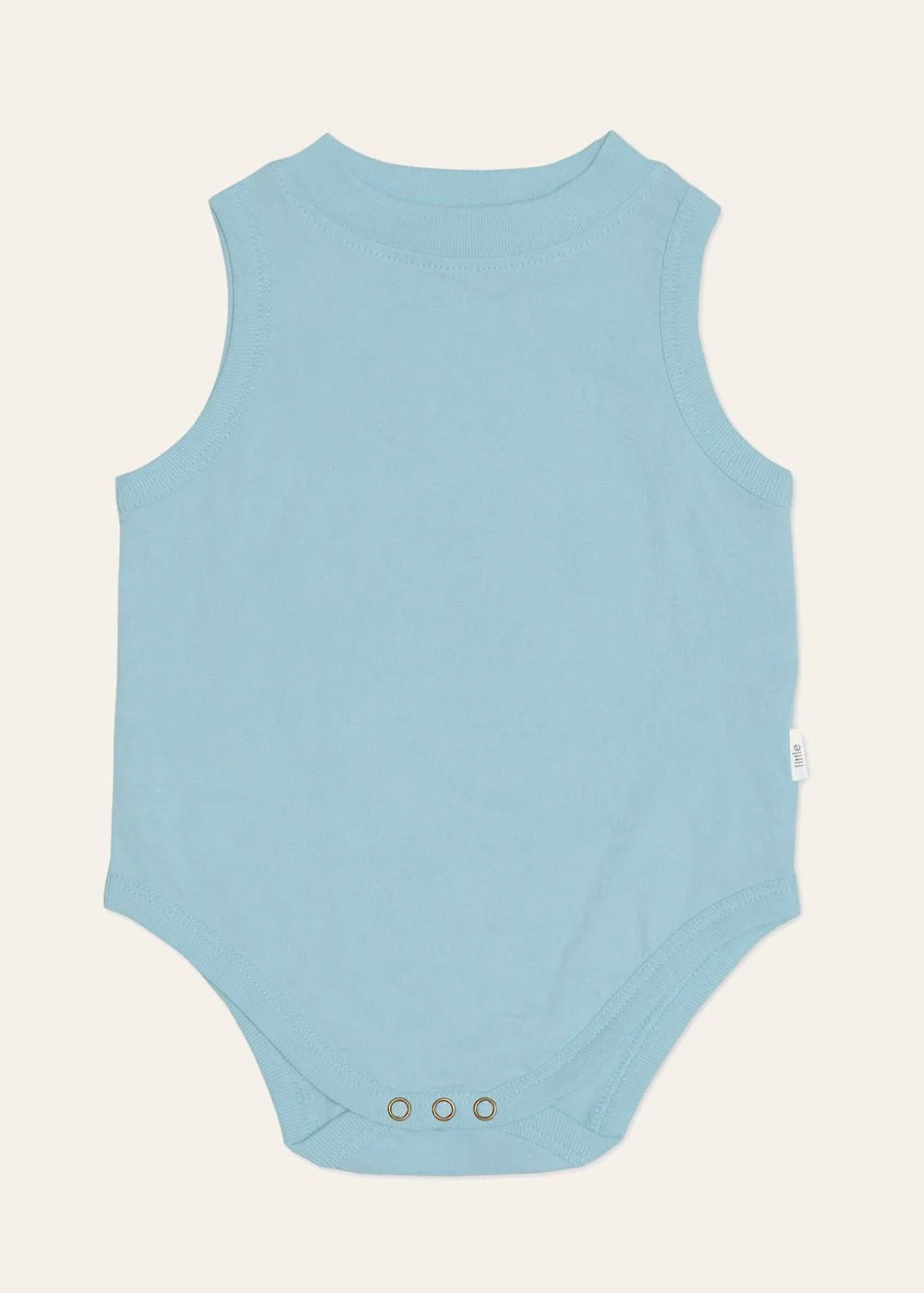 Powder Blue Baby Singlet Onesie