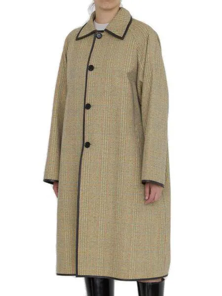 PRINCE-OF-WALES WOOL COAT