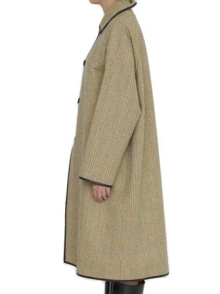 PRINCE-OF-WALES WOOL COAT