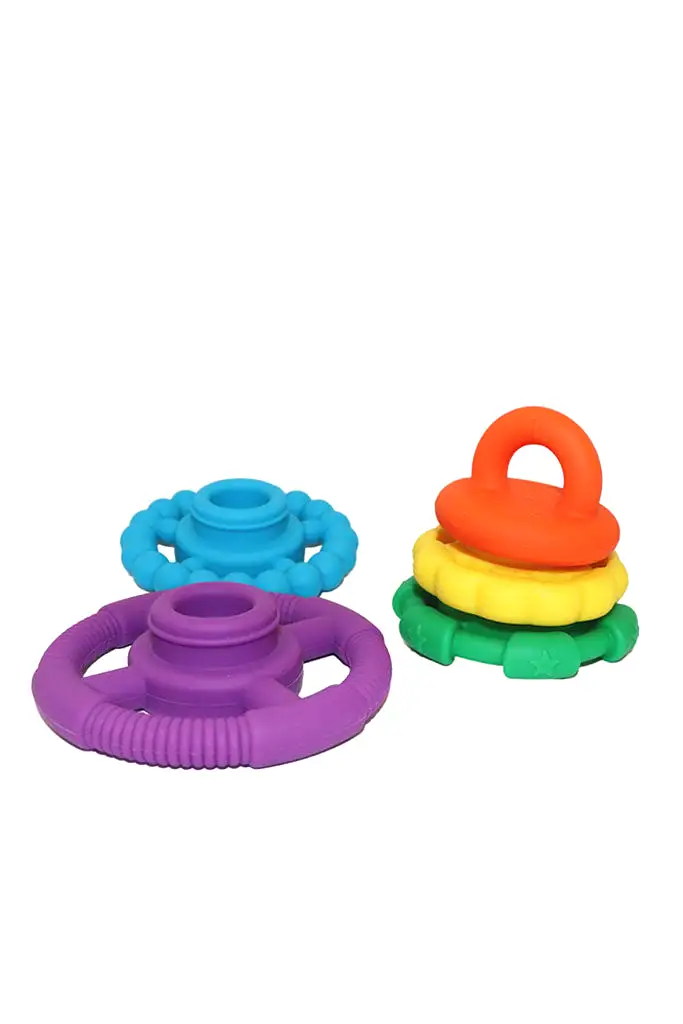 Rainbow Stacker and Teether Toy