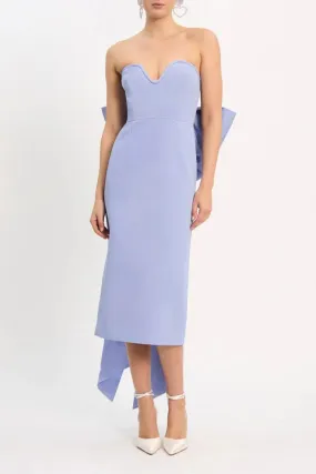 Rebecca Vallance Annabelle Strapless Midi (Powder Blue)