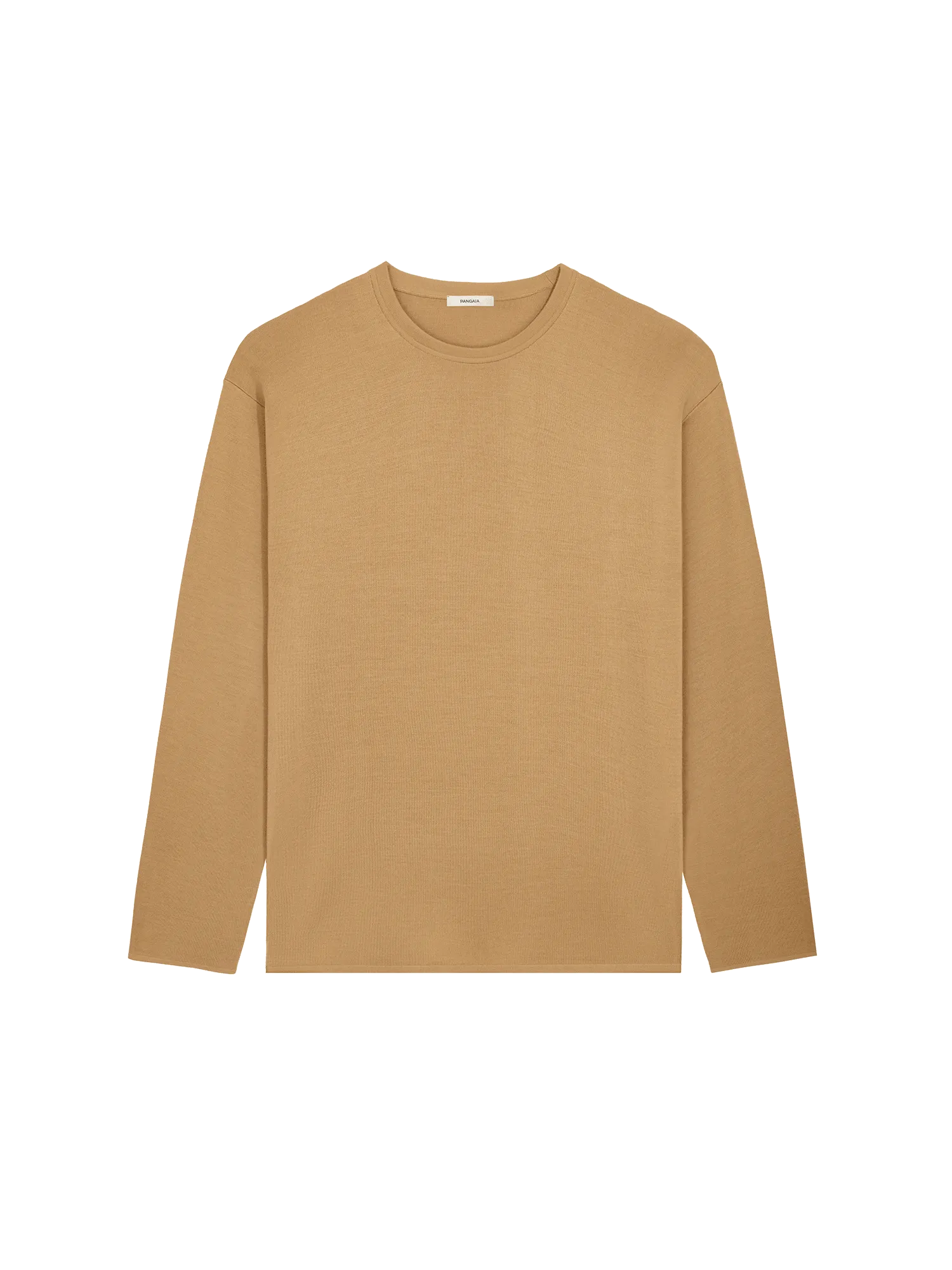 Regenerative Merino Wool Sweater—camel